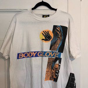 BODY GLOVE Vintage 80s 1988 Beach Volleyball Surf Shirt